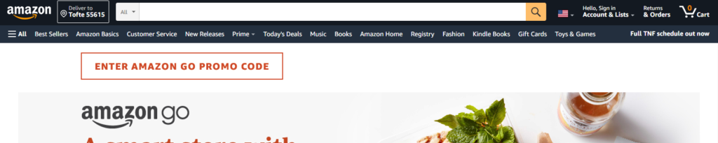 Amazon Go QR Codes