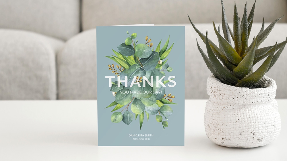 How to choose the perfect personalized thank you card