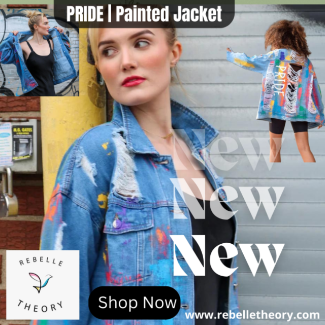 "Rebelle Theory: Artistry Unleashed - Hand Painted Denim Jackets"