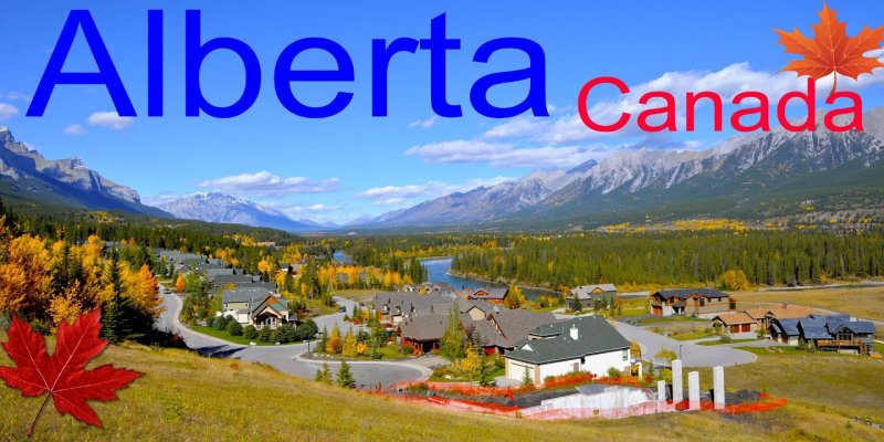 Alberta Canada Cities and Towns Updated