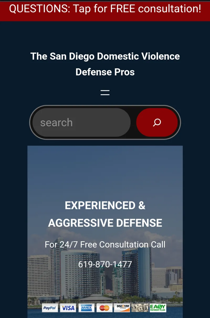 San Diego County Domestic Violence Topic